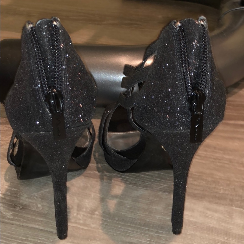 NEW NWT Nina Forest Black baby glitter sandals - Picture 2 of 8